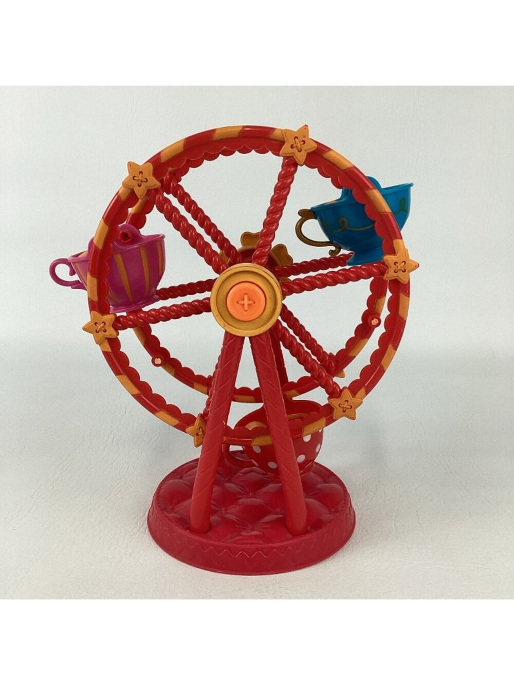 Lalaloopsy Mini Doll Ferris Wheel Ride Teacup Seats Manual Spin 2019 MGA Toy